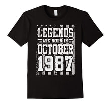 Legends Born in OCT OCTOBER 1987 Birthday Gift 30 Years Old