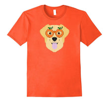 The Golden Retriever With Halloween Pumpkin Mask T-Shirt