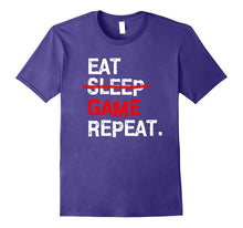 Eat Sleep Game Repeat T-Shirt Board PC Video Gamer Birthday