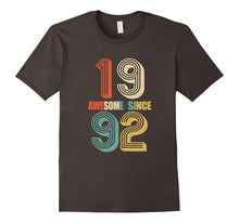 Awesome Since 1992 T-Shirt 25 Yrs Old Bday 25th Birthday Tee