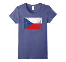 Flag of CZECH REPUBLIC Country Vintage Distressed T-Shirt