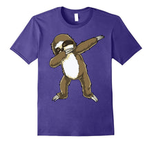 Sloth Dabbing T-Shirt Funny Animal Dab Dance Shirt Gifts Tee