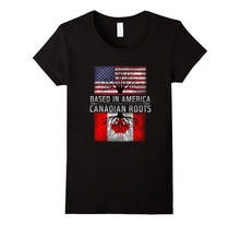 Funny Canadian Roots T-Shirt Canada America American Quote