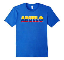 Columbian Flag Abuelo Tee-Shirt for Hispanic Grandfather