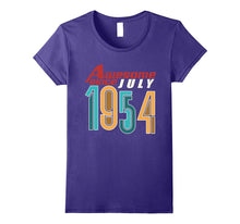 Awesome Since July 1954 T-Shirt 63rd Birthday Cancer