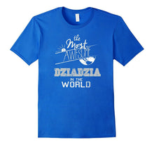 Mens Most Awesome Dziadzia in World Polish Grandpa T Shirt