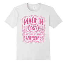 60th Birthday Gift T-Shirt Made in 1957 Awesome Pink