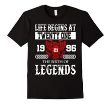 Happy 1996 My 21th Birthday Gift Ideas T Shirt