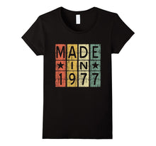 40th Birthday Gift Vintage 1977 T-Shirt Made in Men & Women