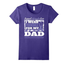 I Wear Periwinkle for My Dad Stomach Cancer Awareness Shirt