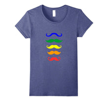 Rainbow Moustache Variety Shirt for November Stache Fans