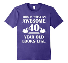 40 Year Old Birthday Gifts T Shirts for a Man and a Woman