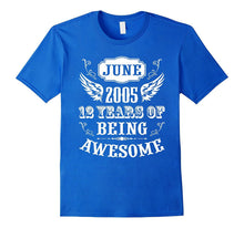 12 Year Old Awesome B-Day Gift Tee Born in June 2005 T-Shirt