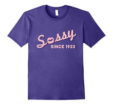 Sassy Since 1933 T-Shirt 84 Yrs Old B-Day 84th Birthday Gift