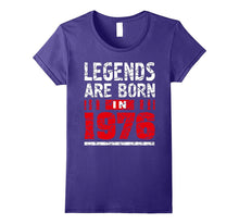 Legends Are Born in 1976 Year 41st B-Day Gift T-Shirt