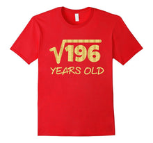 Square Root of 196: 14th Birthday 14 Years Old Tee