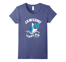 Jaw-Some 10 Years Old Funny Shark Tee 10th Birthday Gift