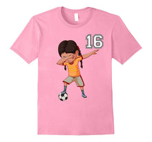 #16 Soccer Shirt Girls Funny Dabbing Dab Dance Soccer Ball