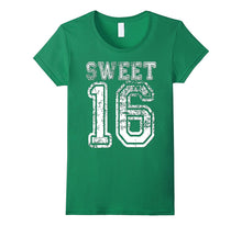 16th Birthday Shirt Gift Teen Sweet Sixteen 16 Varsity Crack