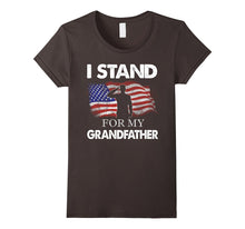 I Stand for My Grandfather Veteran American Flag Shirts