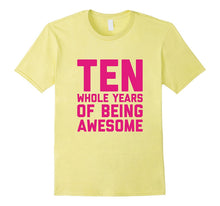 10th Birthday Shirt Gift Girls Age 10 Ten Year Old Girl Tee