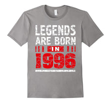 21 Year Old Boy Shirt Gift Legends Are Born in 1996 Cool Tee