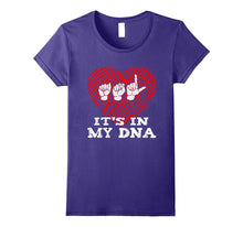 ASL It's in My DNA ASL American Sign Language Shirt