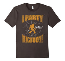 Bigfoot Shirt I Party With Sasquatch Yeti Camping T-Shirt