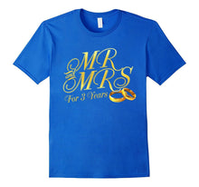 3rd Wedding Anniversary T-Shirt MR&MRS Gifts for Couples