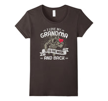 I Love My Grandma to the Moon and Back T Shirt Gift Tee