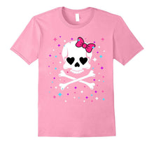 Girls Halloween Shirt - CUTE SKULL AND CROSSBONES T-Shirt