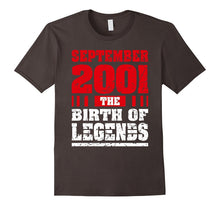 Made in 2001 16-Year-Old Teen September 16th Birthday Shirt
