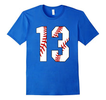 #13 Baseball Birthday Thirteen Baseball Mom