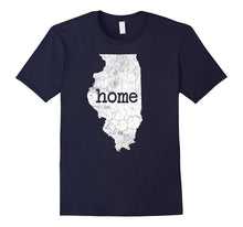 Distressed Illinois Home Shirt Illinois Shirt