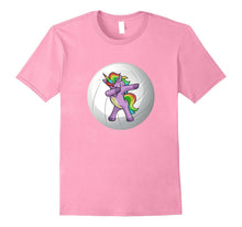 Dabbing Unicorn T-Shirt Funny Volleyball Dab Shirt