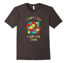 I Love My Autistic Son Autism Awareness Mom Dad Mother Tee