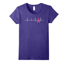 Breast Cancer Heartbeat T-Shirt
