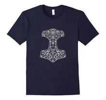 Mjolnir - Thors Hammer Tattoo Style T-Shirt