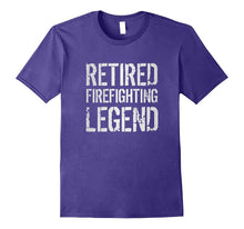 Retired Firefighting Legend T-Shirt Fireman Retirement Gift