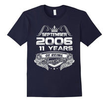 11th Birthday Gift 11 Year Old Bday September 2006 T Shirt