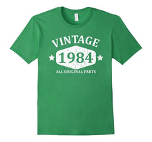 Funny Vintage 1984 33th Birthday Gift T-Shirt Best Emoji Tee