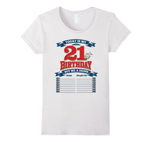 21st Birthday T-Shirt, Buy Me a Drink Tee, by Zany Brainy