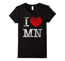 Love MINNESOTA T-Shirt Heart Funny Tee