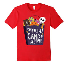 Official Candy Taster Halloween Shirt for Parents Mom Dad