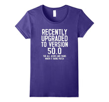 50th Birthday Recently Upgraded to Version 50 Patch T-Shirt