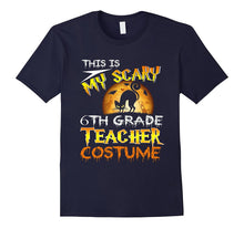 My Scary 6th Grade Teacher Costume Shirt Cat Moon Halloween
