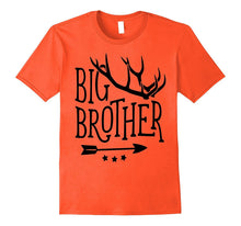 Big Brother Shirt Tribal Arrow Deer Antlers Kids Son Boys