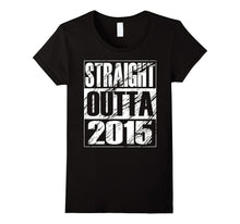 Funny Straight Outta 2015 2nd Birthday T-Shirt Vintage Gift