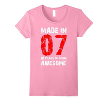 10th Birthday Gift Shirt, Born Made in 07 Shirt Cute 10 Yrs