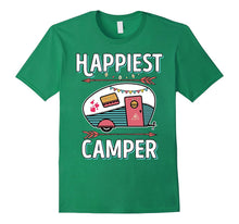 Happy Glamper Camper - Camping Hiking T-Shirt